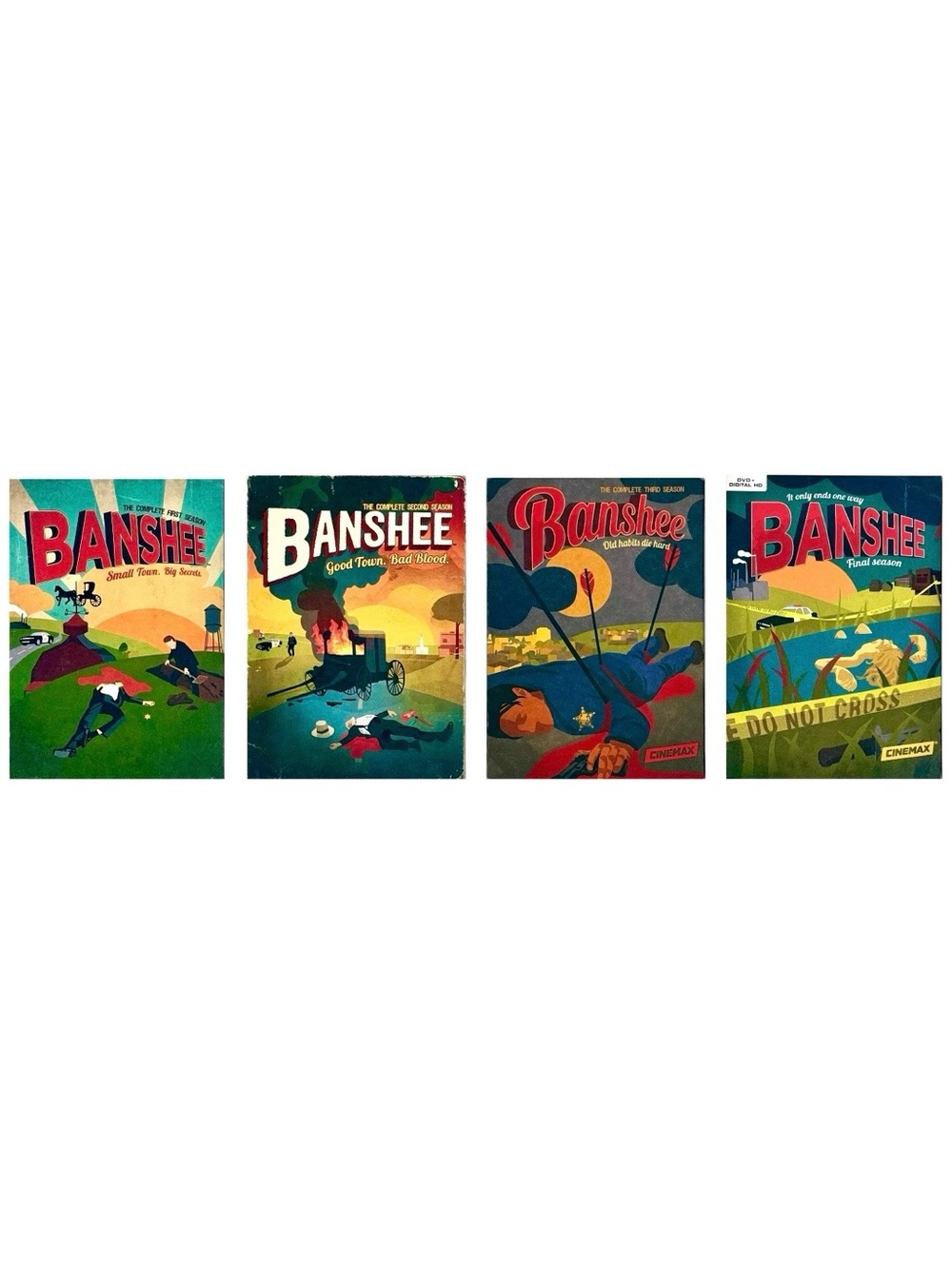 Banshee: The Complete Series (DVD, 2016, 15-Disc Set)